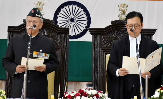 Lt. Gen. K. T. Parnaik sworn in as Governor of Arunachal Pradesh